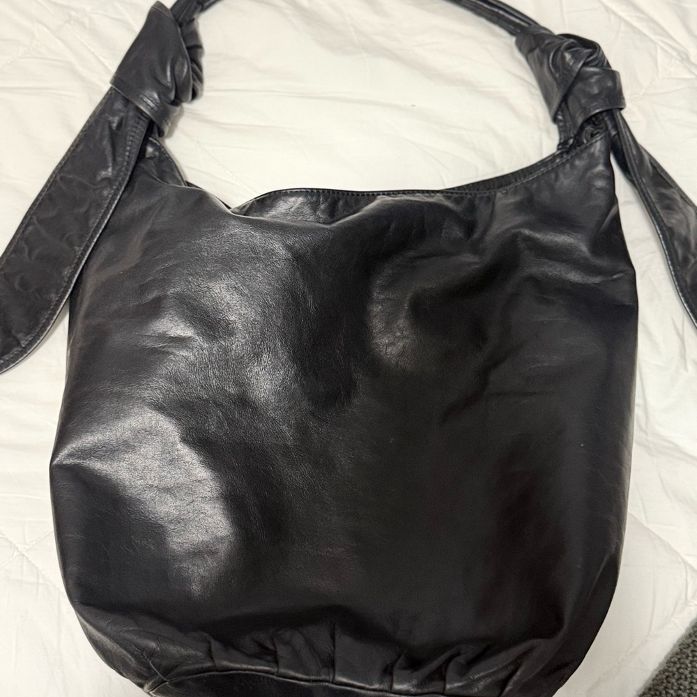 Givenchy Black Leather Hobo Bag